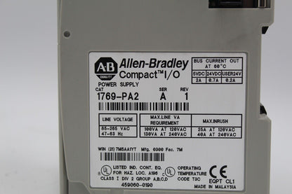 Allen-Bradley 1769-PA2 Power Supply Module