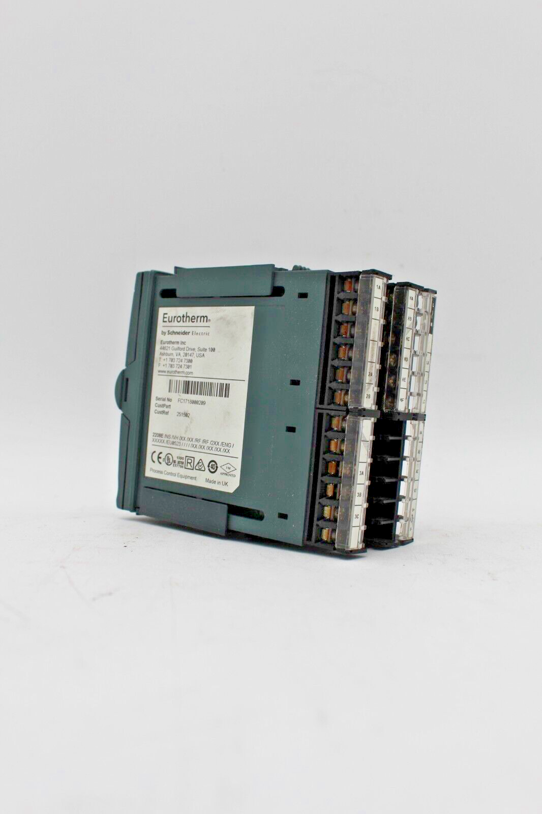 Eurotherm 2208E/NS/VH/XX/XX/RF/RF/2XX/ENG/XXXXX/EU0523 Temp Controller
