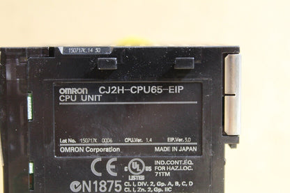Omron CJ2H-CPU65-EIP Programmable Controller