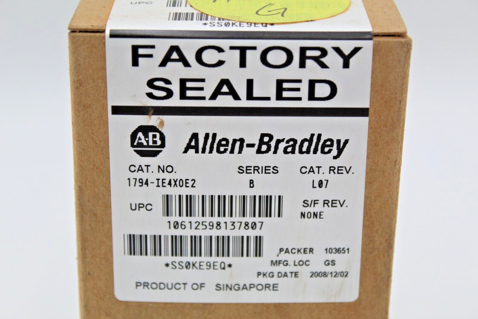 Allen-Bradley 1794-IE4X0E2 Flex I/O Analog Module