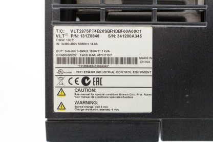 Danfoss VLT2875PT4B20SBR1DBF00A00C1 Drive