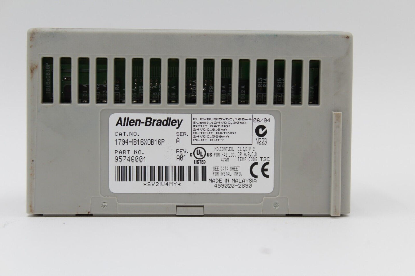 Allen-Bradley 1794-IB16XOB16P Flex I/O Input Module