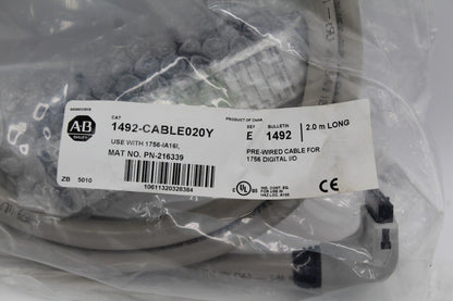 Allen-Bradley 1492-CABLE020Y Pre-Wired Cable for 1756 Digital I/O