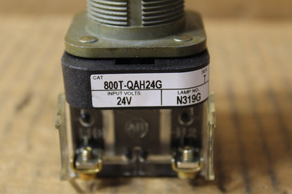 Allen-Bradley 800T-QAH24G Green Push Button