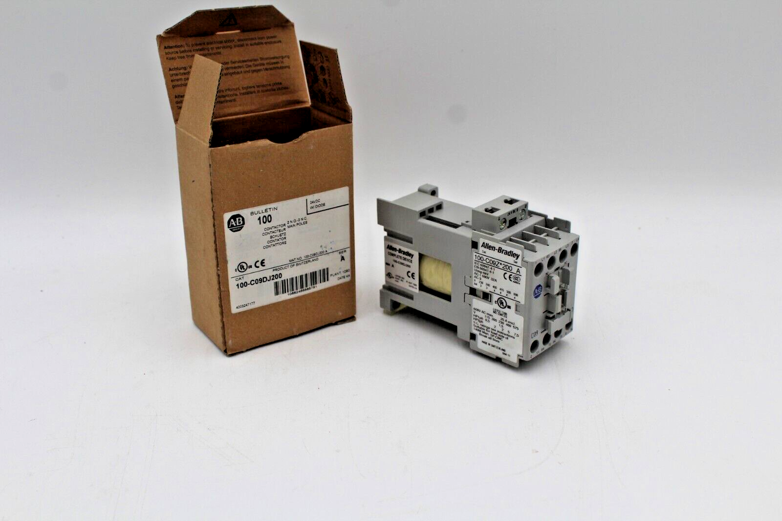 Allen-Bradley 100-C09DJ200 24VDC Contactor