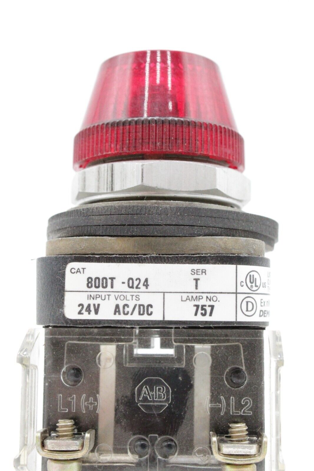 Allen-Bradley 800T-Q24 Red Pilot Light