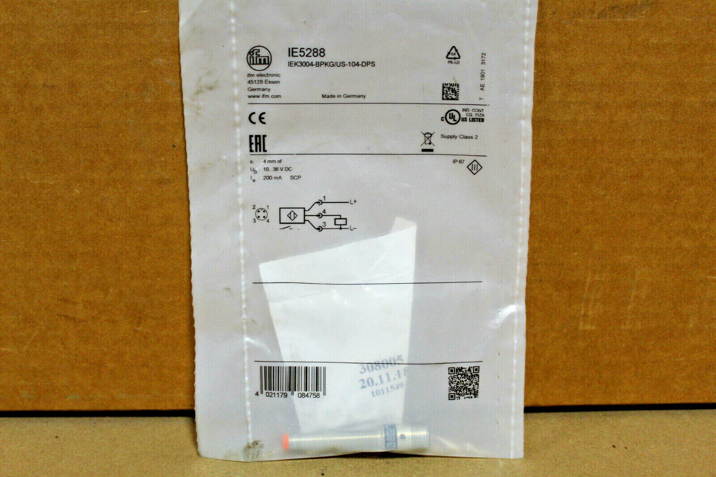 IFM IE5288 Proximity Sensor