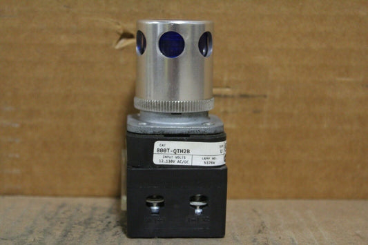 Allen Bradley 800T-QTH2B Blue Push Button With Bezel