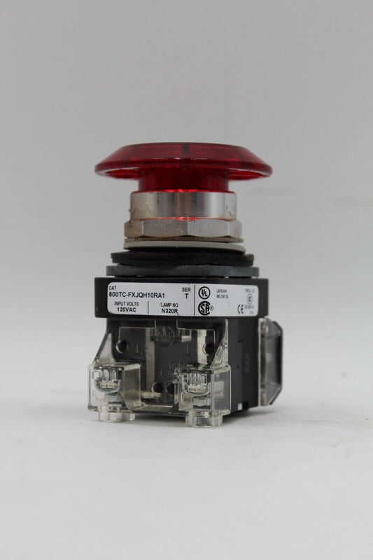 Allen-Bradley 800TC-FXJQH10RA1 Red Push Button