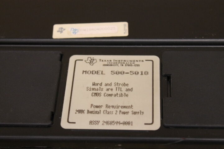 TEXAS INSTRUMENTS 500-5018 WORD INPUT