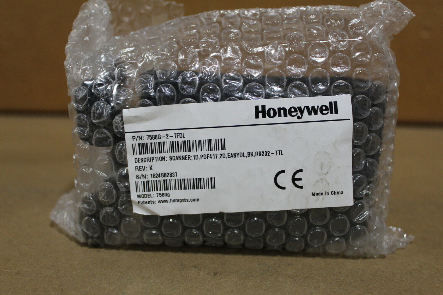 Honeywell 7580G-2-TFDL 7580G Barcode Scanner Genesis Series 7580G - Scanner Only