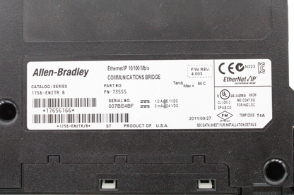 Allen-Bradley 1756-EN2TR /B ControlLogix 2-Port Ethernet/IP Module
