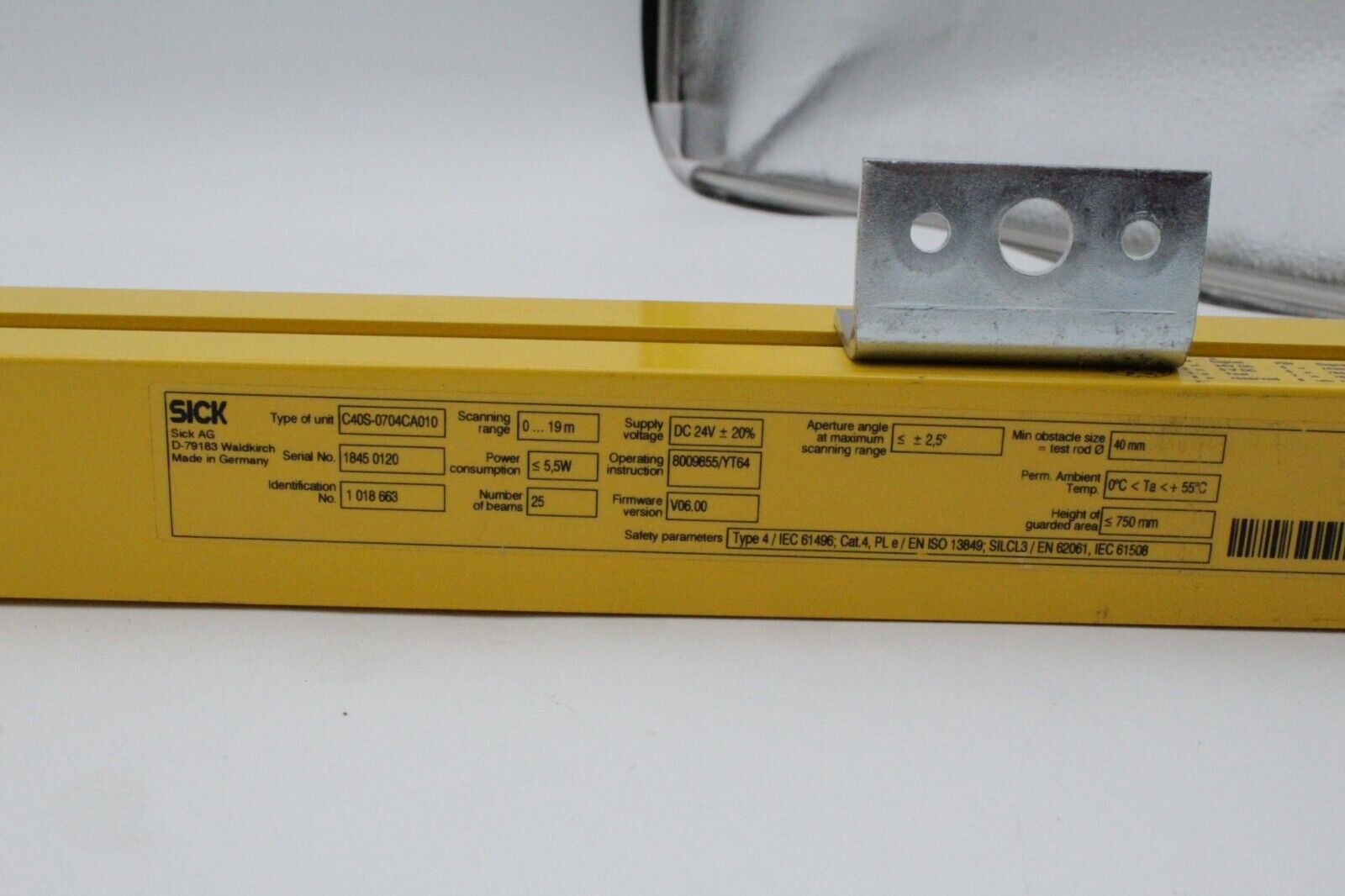 Sick C40S-0704CA010 C4000 Light Curtain