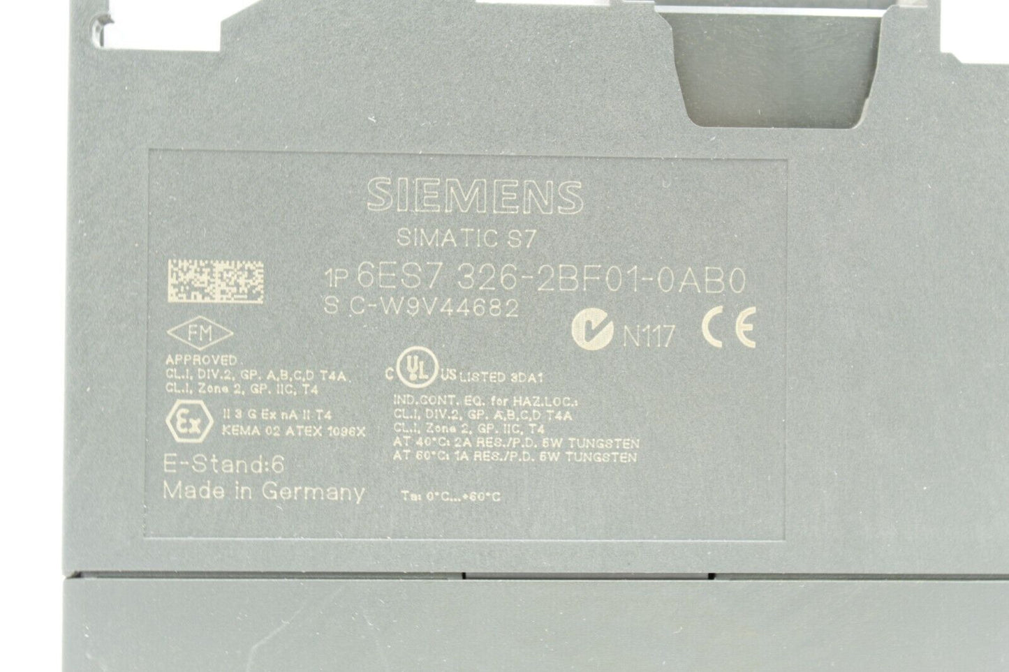 Siemens 6ES7 326-2BF01-0AB0 Simatic S7 Digital Output Module READ 2
