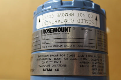 Rosemount D2A22B2S1H0016E5 Pressure Transmitter