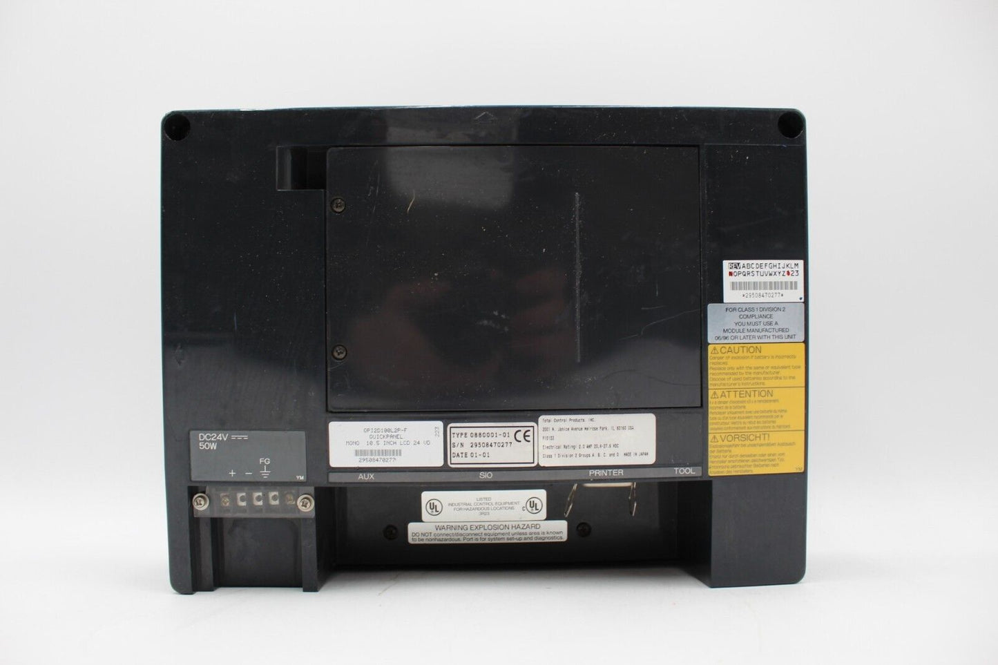 Total Control Quick Panel QPI2D100L2P-F Operator Interface Panel