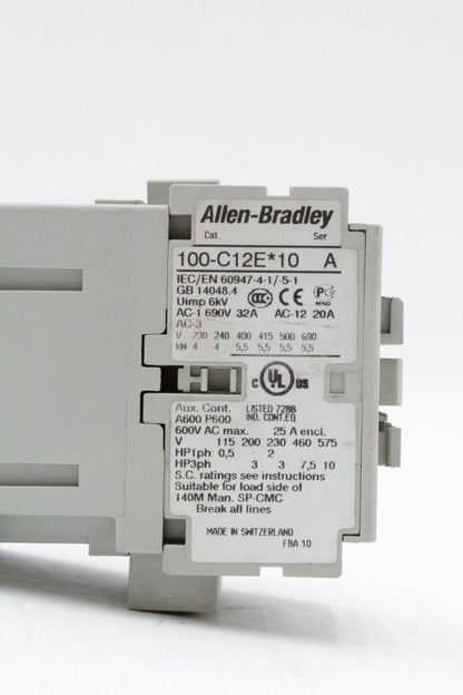 Allen-Bradley 100-C12E*10 Contactor