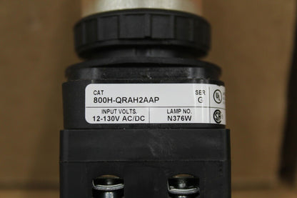 Allen Bradley 800H-QRAH2AAP Amber Push Button