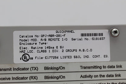 Total Control Products QPJ-ABR-201-F Communications Module
