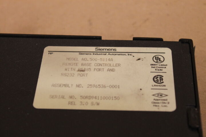 TEXAS INSTRUMENTS 500-5114A REMOTE BASE CONTROLLER