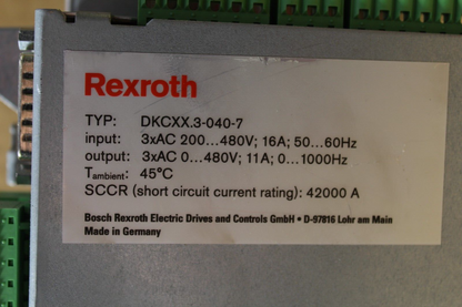 Rexroth Indramat DKC11.3-040-7-FW Eco Drive