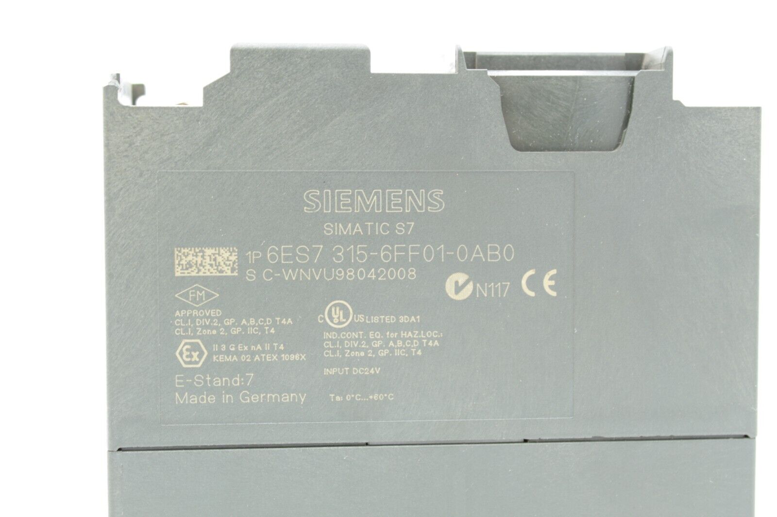 Siemens 6ES7 315-6FF01-0AB0 Simatic S7 Failsafe CPU Module READ 2