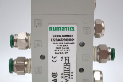 Numatics L22BA452B000061 Solenoid Pilot Valve (NNB)