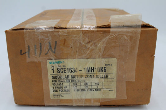 SIEMENS SCE1634-1MH10K6 MODULAR MOTOR CONTROLLER