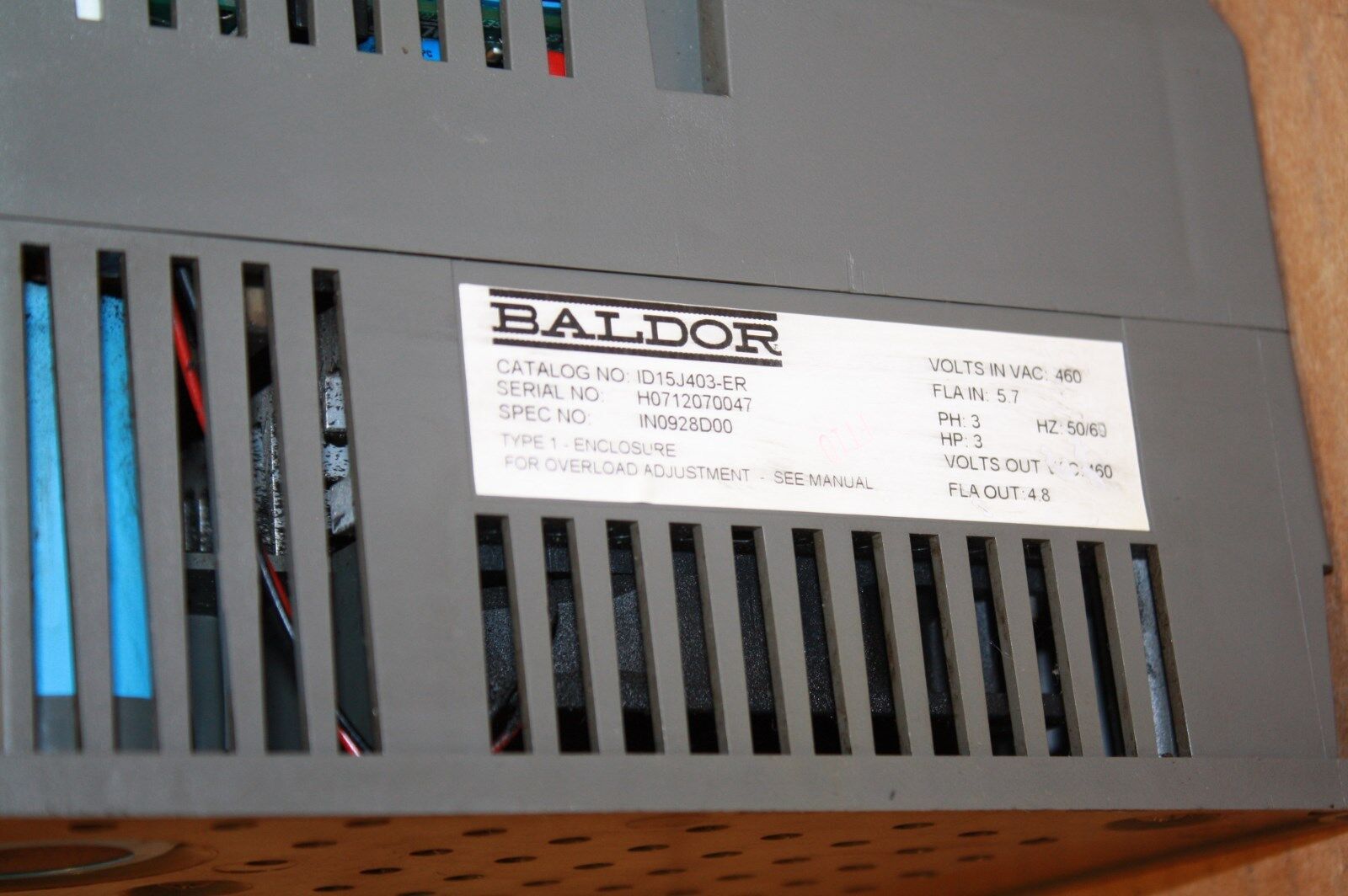 BALDOR ID15J403-ER AC INVERTER