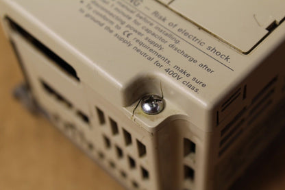 Yaskawa CIMR-J7AM40P2 AC Drive (Small Crack)