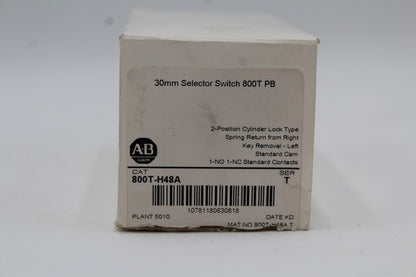 Allen-Bradley 800T-H48A 30mm Selector Switch