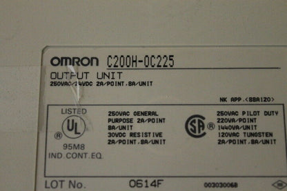 Omron C200H-OC225 Output Unit 250VAC/24VDC