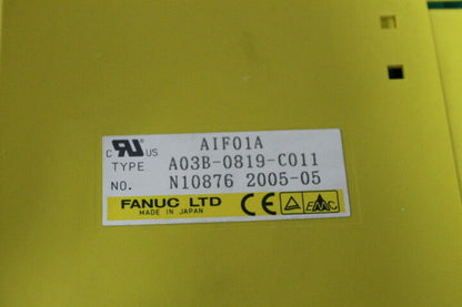 FANUC A03B-0819-C011 I/O MODULE AIF01A