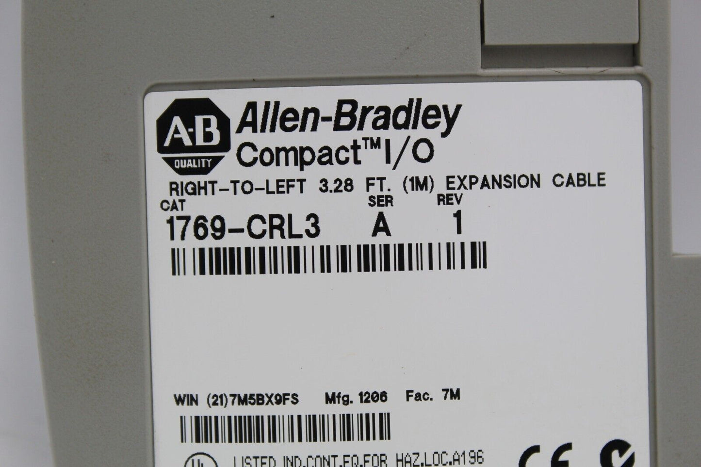 Allen Bradley 1769-CRL3 Compact I/O 