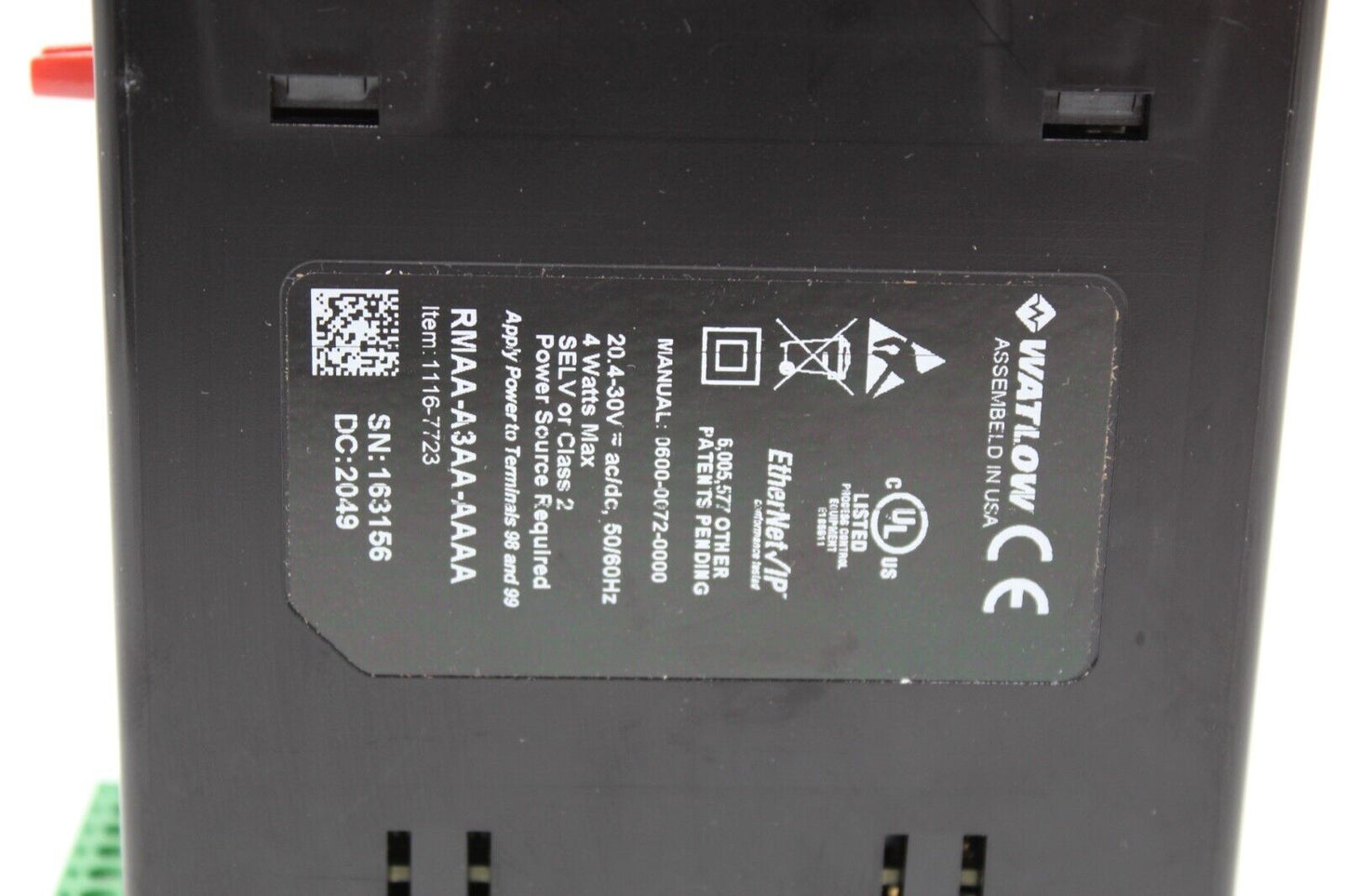 Watlow RMAA-A3AA-AAAA EZ-ZONE Access Module