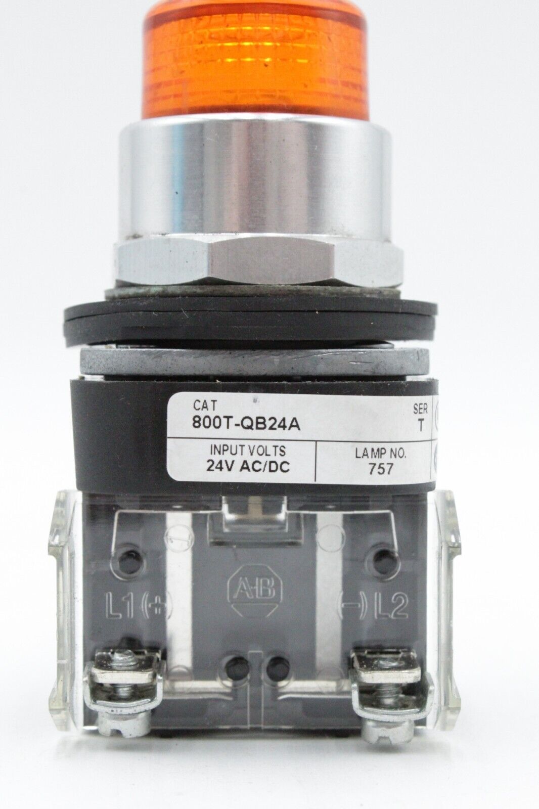 Allen-Bradley 800T-QB24A Orange Push Button
