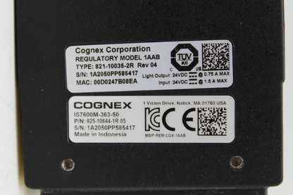 Cognex 821-10035-2R In-Sight 7800 Industrial Vision System Camera