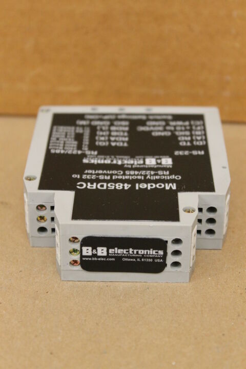 B&B ELECTRONICS 485DRC OPTICALLY ISOLATED CONVERTER