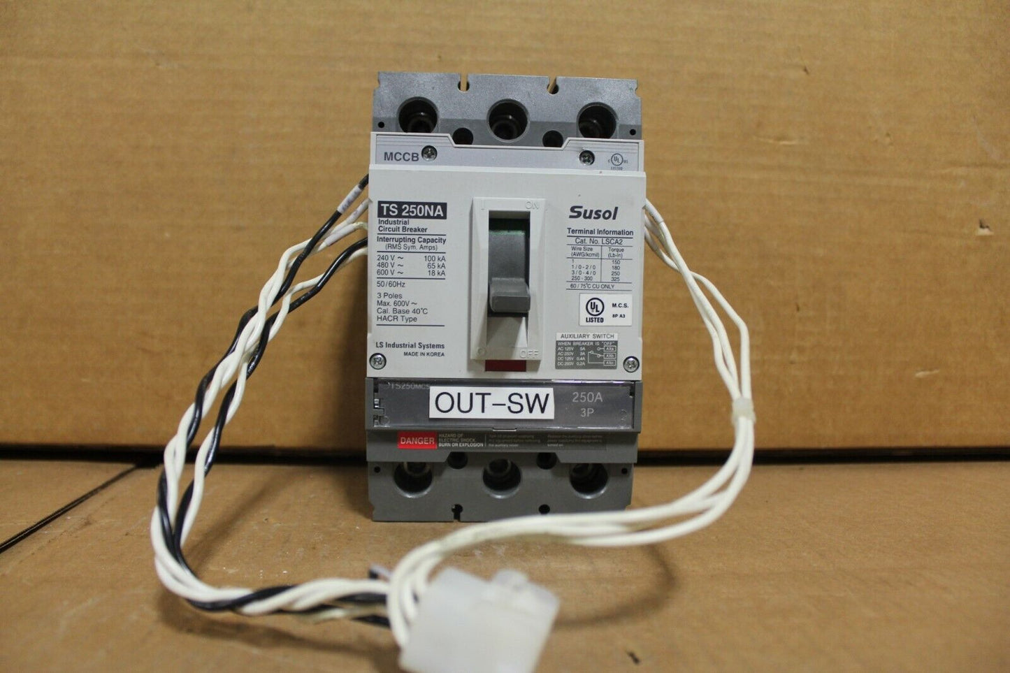 Susol TS250NA Curcuit Breaker