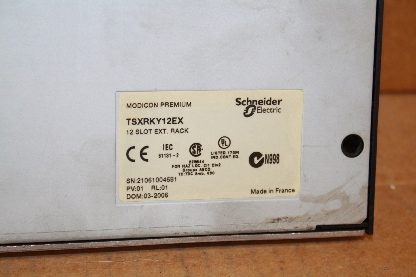 SCHNEIDER TSXRKY12EX 12 SLOT EXTENSION RACK