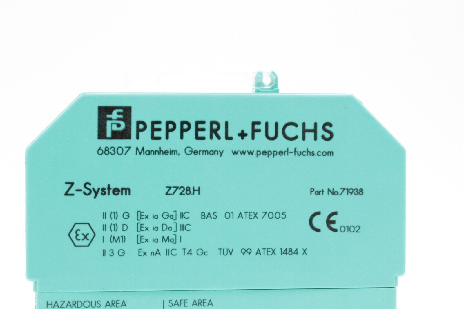 Pepperl + Fuchs Z-System Z728.H 71938 Din-Rail Mountable Safety Barrier