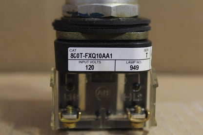 Allen Bradley 800T-FXQ10AA1 Red Push Button