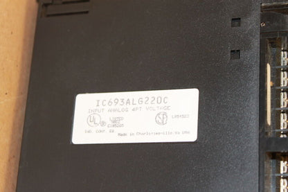 GE FANUC IC693ALG220C INPUT ANALOG MODULE