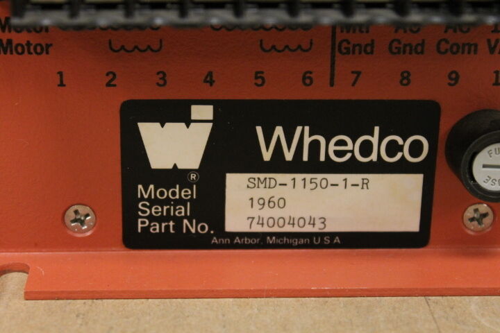 WHEDCO SMD-1150-1-R CONTROLLER