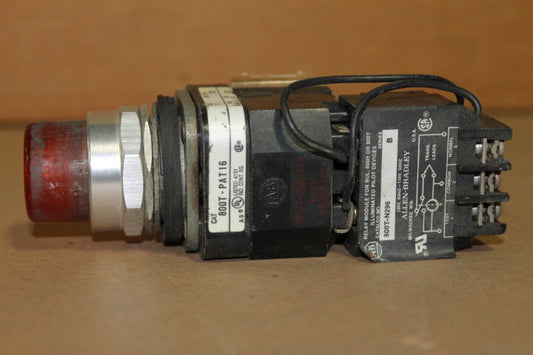 ALLEN-BRADLEY 800T-PAT16 AMBER PUSH BUTTON