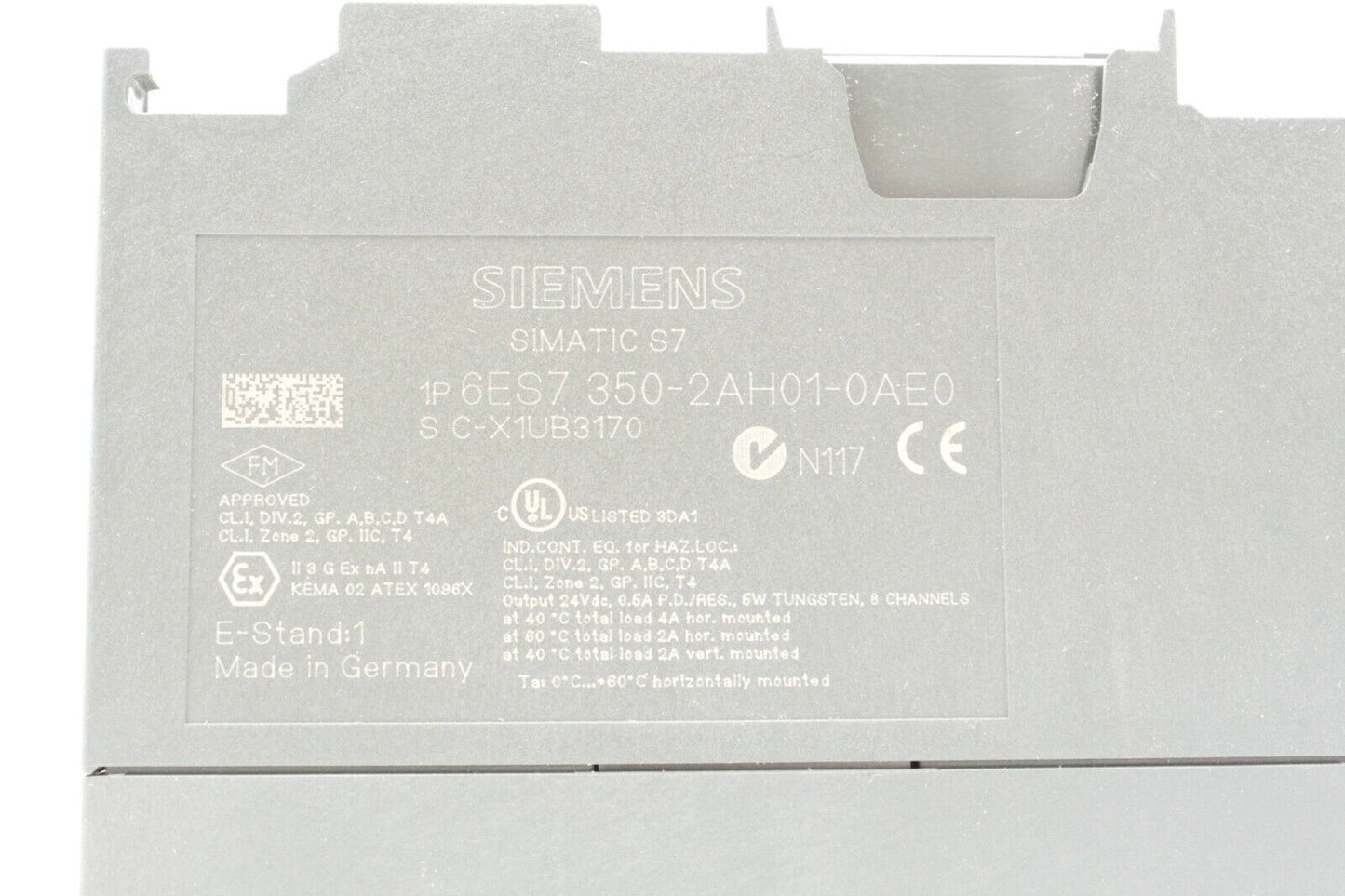 Siemens 6ES7 350-2AH01-0AE0 Simatic S7 Counter Module