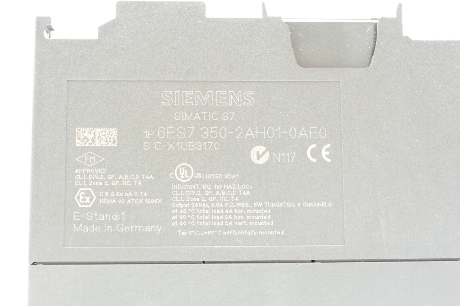 Siemens 6ES7 350-2AH01-0AE0 Simatic S7 Counter Module