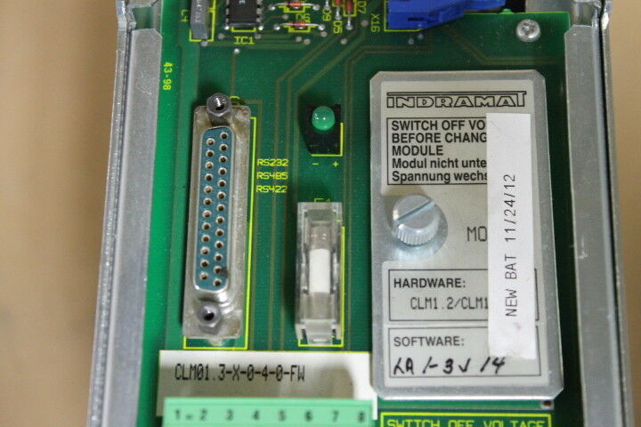 INDRAMAT FWA-CLM1.3-LA1-03V14-MS SERVO DRIVE