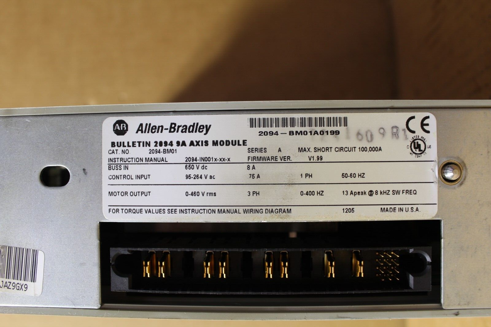 Allen-Bradley 2094-BM01 Kinetix 6000 Axis Module (S)