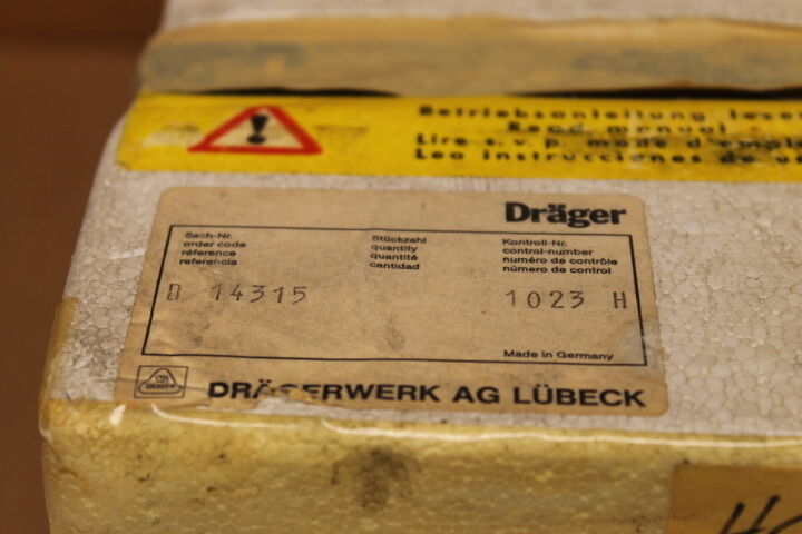 DRAGERWERK AG LUBECK D14315 PRESSURE REDUCER